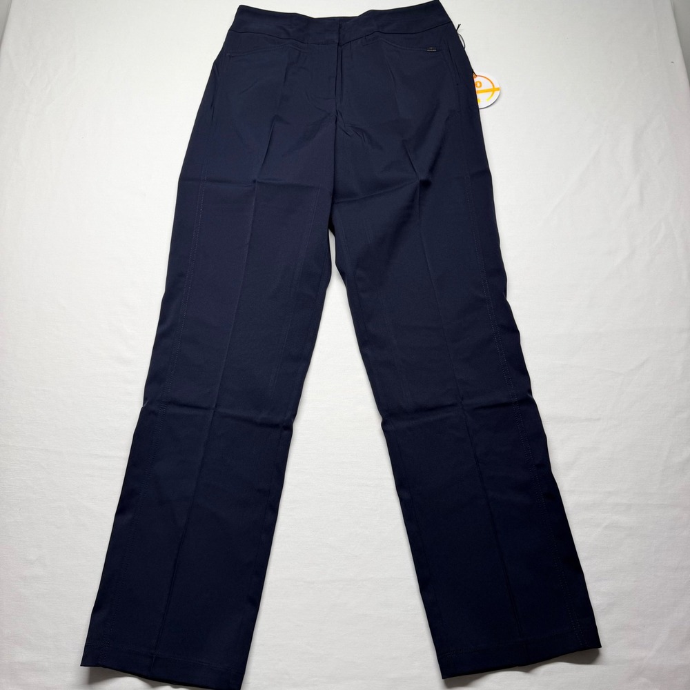 Tail Activewear Classic Golf Pants Womens 4 Navy UPF 50 Stretch Tapered NWT
